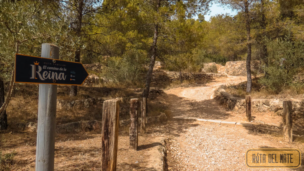 The start of the Queen's path in Ayora